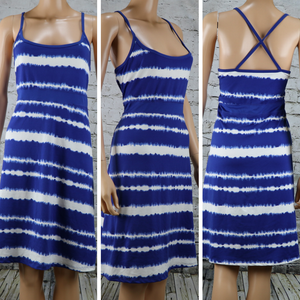 blue white sundress