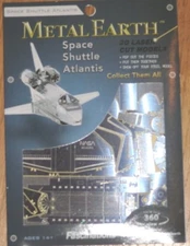 Space Shuttle Atlantis Metal Earth 3D Laser Cut Metal Model Fascinations NASA