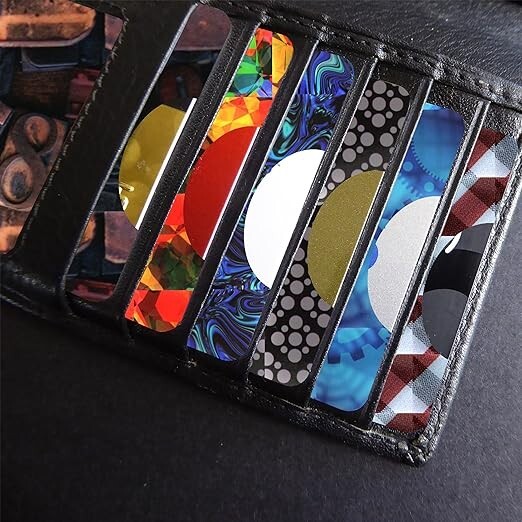 RFID Blocking Credit Card Protector Sleeves 8-Pack - Contactless Card Security H