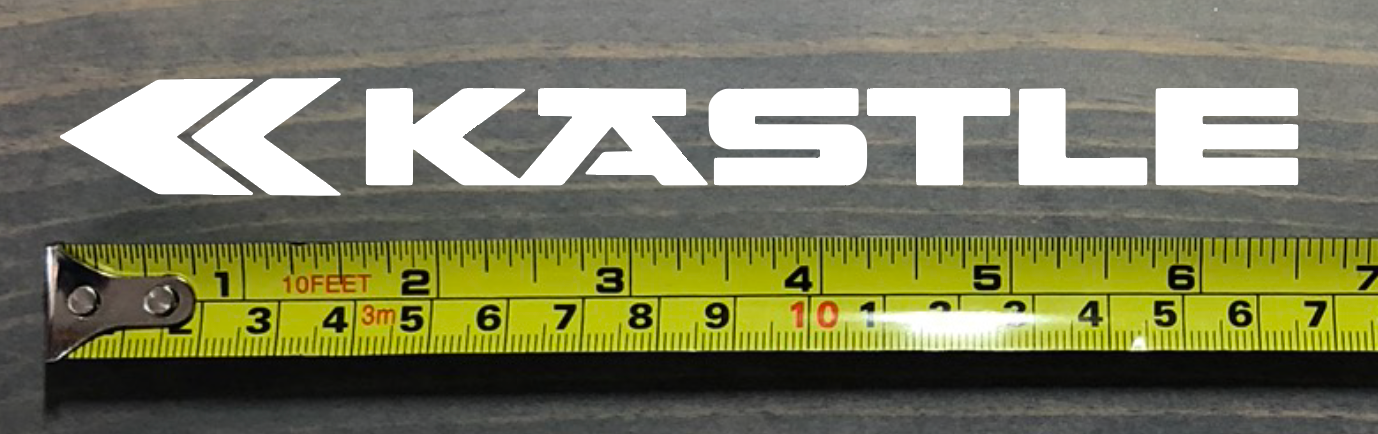 Adesivo sci Kastle decalcomania Salomon 6 5" bianco Rossi Blizzard nero Volkl Liberty