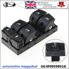DRIVER SIDE FRONT ELECTRIC WINDOW SWITCH 4F0959851G FOR AUDI A6 C6 Q7 2004-2011