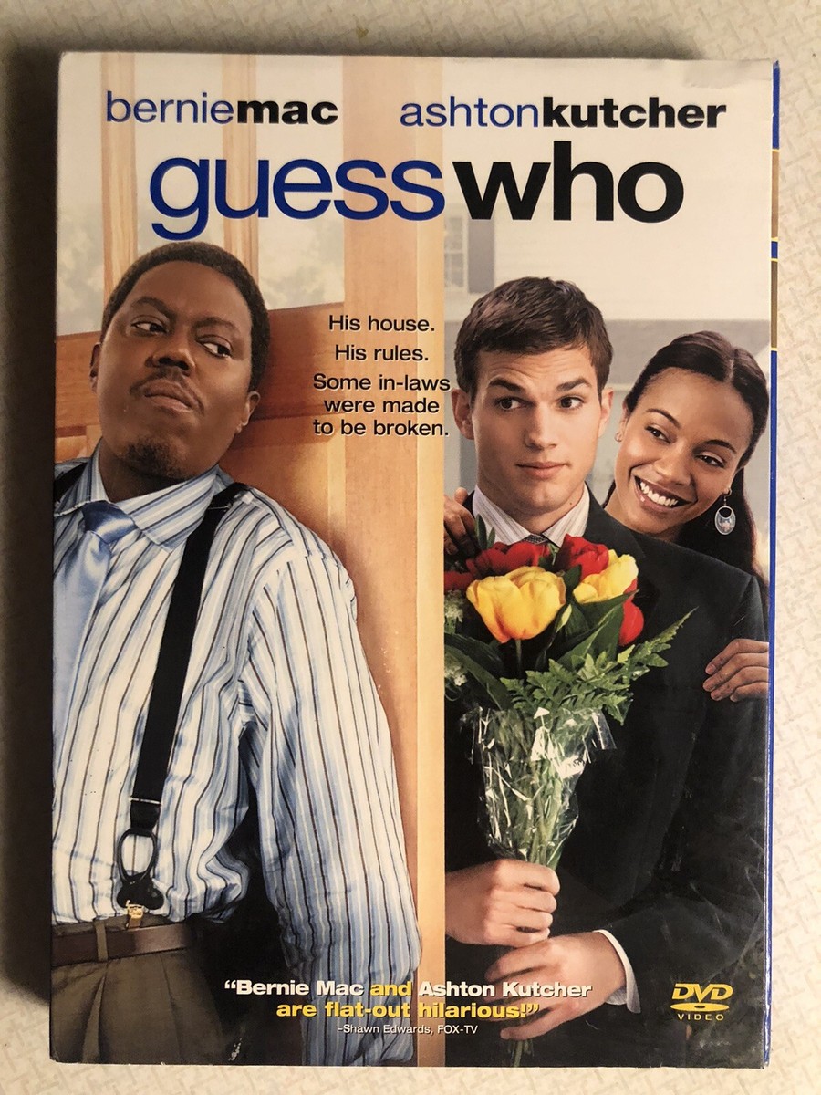 Guess Who (DVD, 2005) Bernie Mac, Ashton Kutcher, Pre-owned, VG