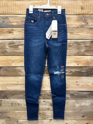 Levi's Women's Super Skinny Extra High Rise Jeans (Wanna Be, L30) E1(A640T)