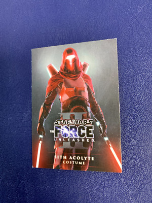 Star Wars: The Force Unleashed 2 II Collector Edition Sith Acolyte Costume Card