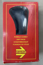 Old School Momo Shift Knob Blackbrown Leather For Manual Vehicles 277