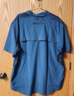 Chemise De Pêche Homme Legendary Anglers Bleu Rivière XL - Polyester Séchage Rapide, Occasion