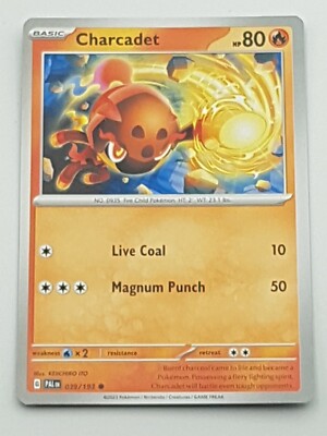 Pokémon TCG Einzelkarte Charcadet bespielt