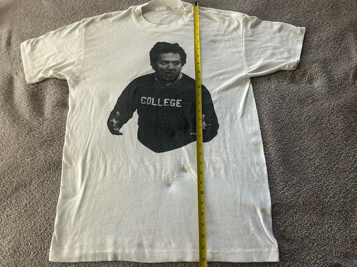 Vtg John Belushi College T-shirt Large White Animal House Bluto 