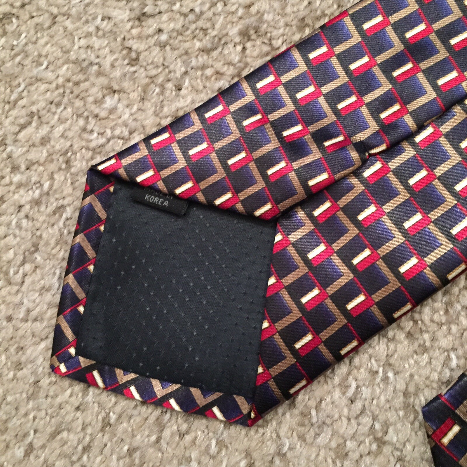 Modern Elements Multicolor Geometric 100% Polyest… - image 7