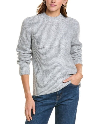 Vince grauer Shaker gerippter Pullover aus Wolle/Alpaka-Mischung Damen XS neu mit Etikett - Bild 1 von 4