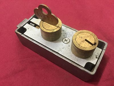 Mosler Safety Deposit Box 3210, Aluminum Case, with key - Locksmith