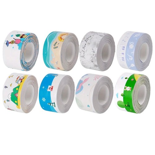 Waterproof Caulk Tape PVC Shower Tile Sealer Seam Adhesive Tape Home Use - Picture 6 of 10