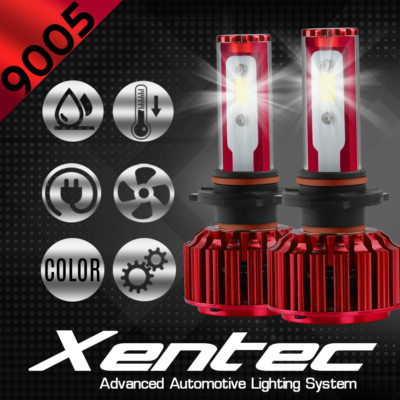 2x Ice Blue 9005 200w High Power Bright LED Bulbs 5730 DRL/High Beam Headlight