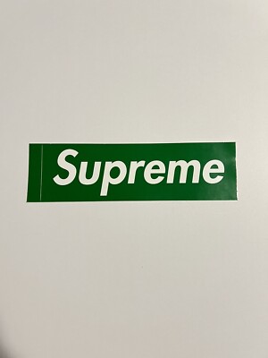 Supreme FW24 Sticker Pack - Green Box Logo Tera Patrick Mister