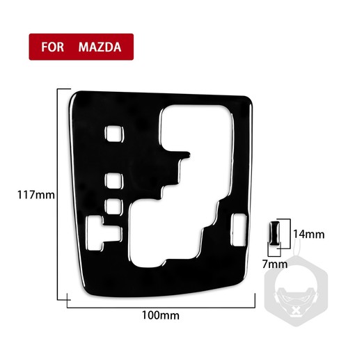 Glossy Piano Black Center Console Gear Shift Panel Cover For Mazda 3 Axela 10-13 - Picture 5 of 11