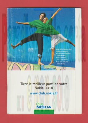 NOKIA 3310 (USE AND MAINTENANCE MANUAL - ENG TEXT FRA - NO PHONE)