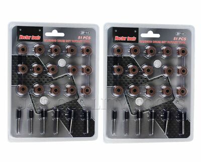 SANDING DRUM ROTARY TOOL 102PC SET W/ 120GRIT PAD DREMEL MANDREL 1/2'' 3/8'' 1/4'' 