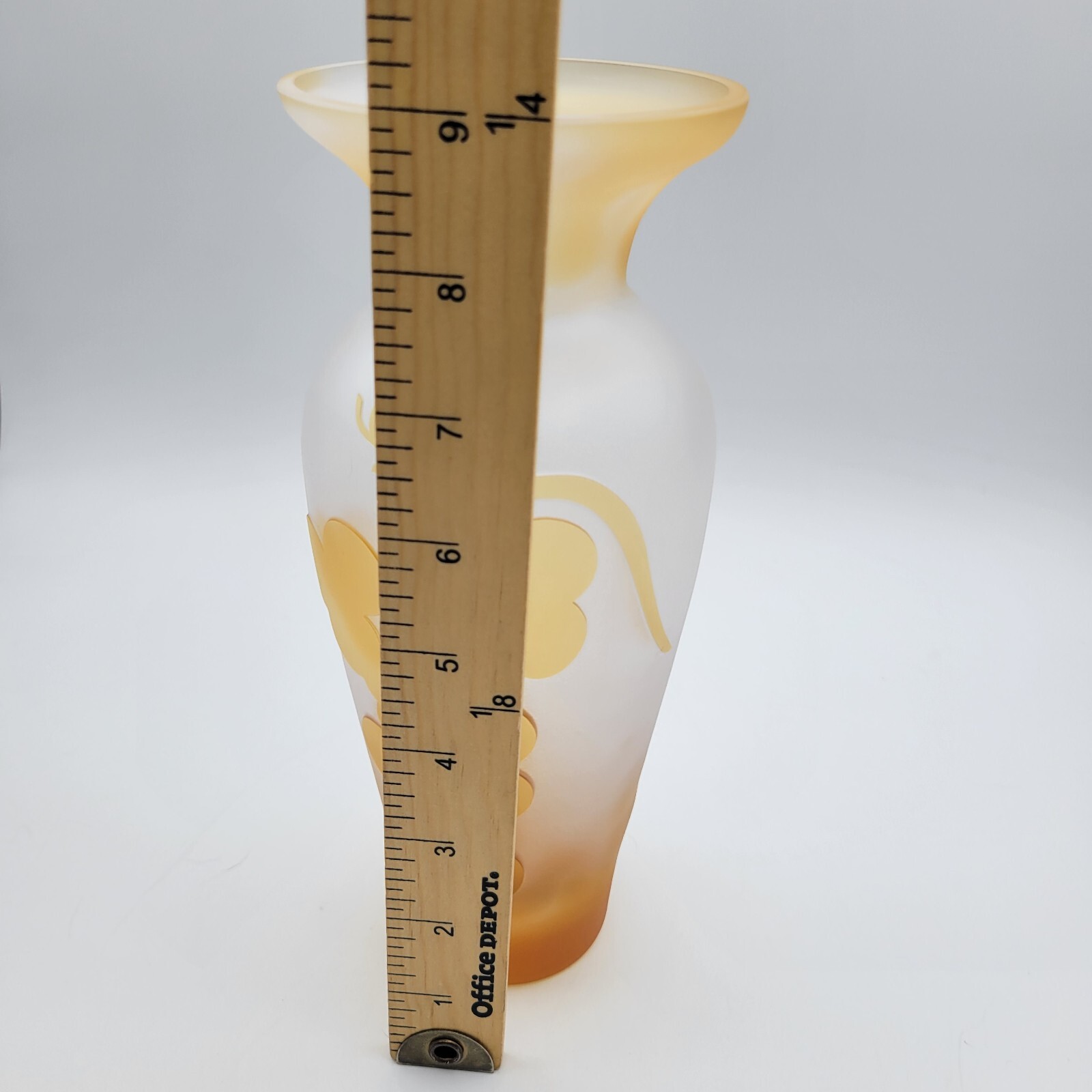 Sevres Sign CRISTAL DE SEVRES Cameo Amber Vase Signed Made in France | eBay