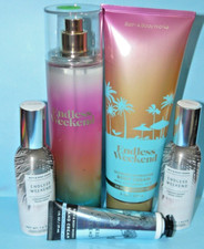 Bath  Body Works "ENDLESS WEEKEND" mist, hand cream, body cream, room spray x5