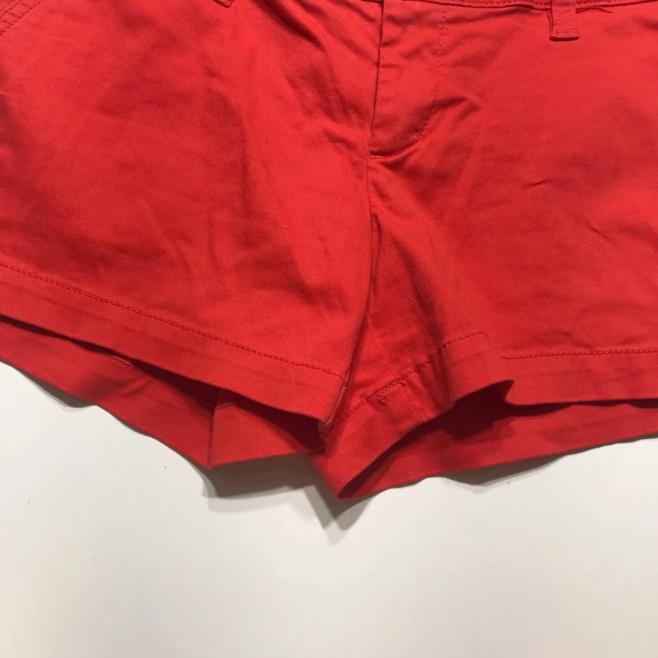 Victoria's Secret Shorts Womens Size 2 Eva Red Twill Casual Pockets Stretch - Image 4 of 4