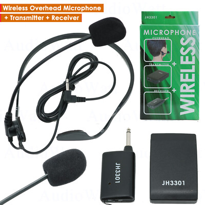 EMB JH3301 Uni-Directional Wireless Overhead Microphone + Transmitter + Receiver