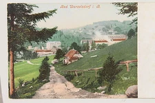 19189 Great Postcard Bad Wurzelsdorf In Bohemia Path With Houses Around 1910