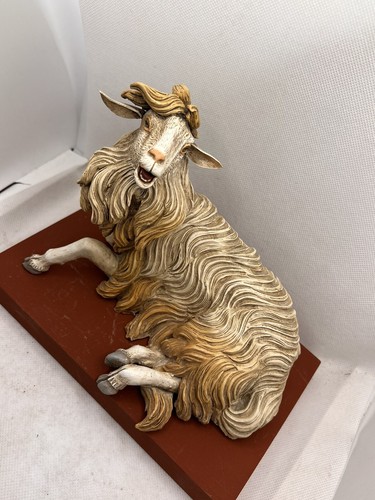 Pecora Animale Da cortile Presepe Napoletano Scena Campestre 19x13Cm cm argilla - Foto 14 di 19