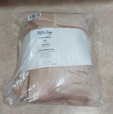 Soft & Cozy Company Plush Throw Blanket 100% Polyester Beige 50" x 60" HSN