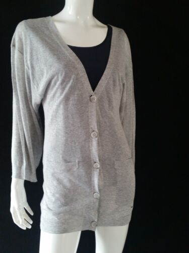 Escada Sport Cardigan Grey Silver Size M/S NEW - Picture 1 of 7