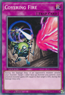 Covering Fire SGX1-ENH18 N/ Mint 1st YUGIOH Card | eBay