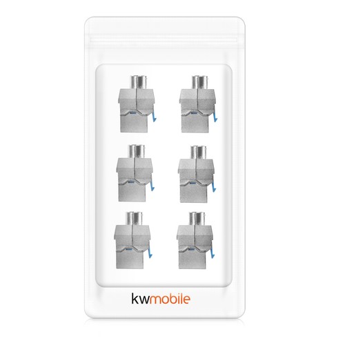 6x Connettore cavo di rete CAT8 moduli Keystone RJ45 accoppiatore Ethernet - Photo 6/7