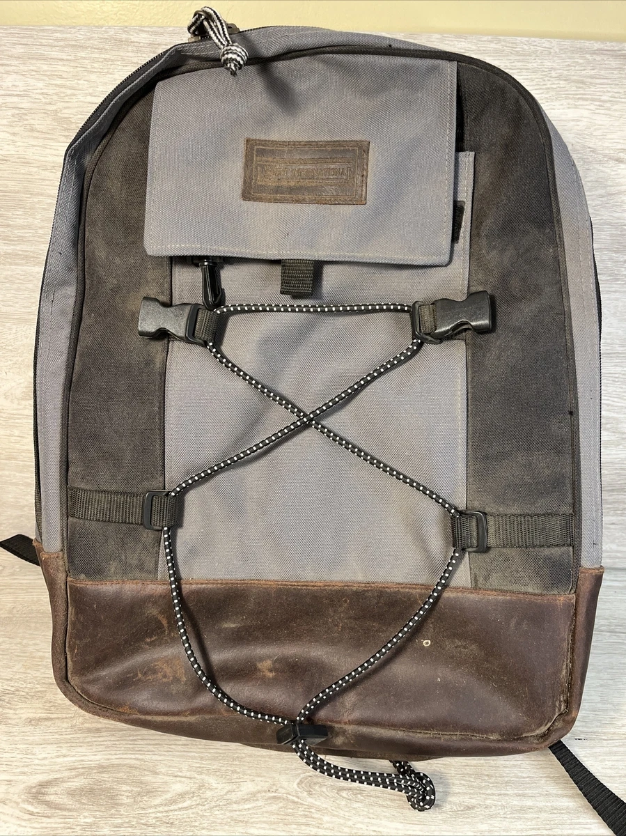 Mochila De Cuero Vintage Para Mujer Con Puerto USB - Para Laptop De 15.6", Viaje, Diario