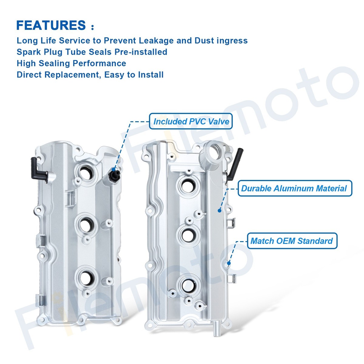 MITZONE Capuchons De Valve En Aluminium Gauche Et