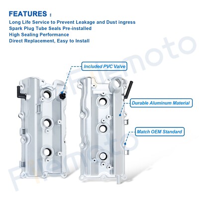 Aluminum Engine Valve Cover for 03-08 Infiniti G35 FX35 M35