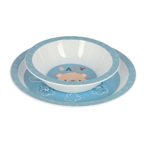 Bärchen 4.tlg Kindergeschirr Set Baby Geschirr BPA FREI Essgeschirr Geschenkset - Bild 6 von 12