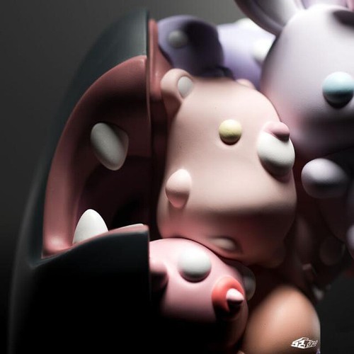 Coarsetoys COARSE Cells-Anatomy Classic Pink Version H10.5inch Vinyl Figures - Picture 4 of 5