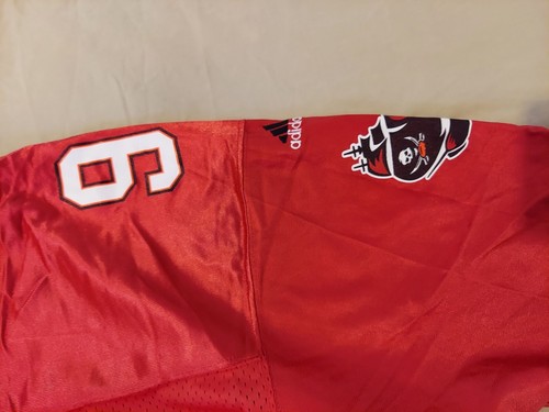 Mens Vintage adidas Warren Sapp Jersey M Medium Red Athletic - Picture 5 of 14