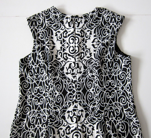 R&K Black White Floral Paisley Sleeveless Shift Sheath A-Line Tunic Dress 18W - Picture 6 of 11