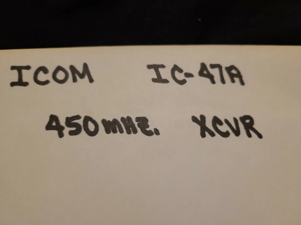 Icom IC-47A/E Service Manual: w/11"X28 Schematic 430Mhz FM Transceiver - Image 4 of 4