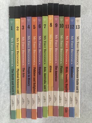 2004 MY FIRST BRITANNICA kids encyclopedia complete set 1-13
