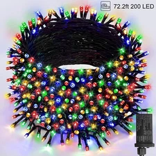 200 LED Christmas Lights 8 Modes String Lights Waterproof Christmas Decorations