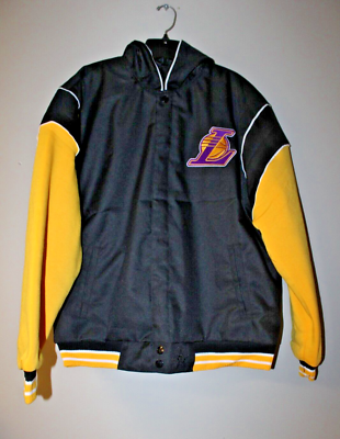 New NBA Los Angeles Lakers Reversible insulated embroidery hooded