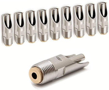 Pig Nipple Drinker 1/2In NPT Stainless Steel Hog Waterer Automatic 10 Pack