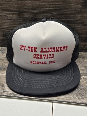 Vintage Hy-tek Alignment Adjustable Tucker Hat New Cap Vtg Strapback