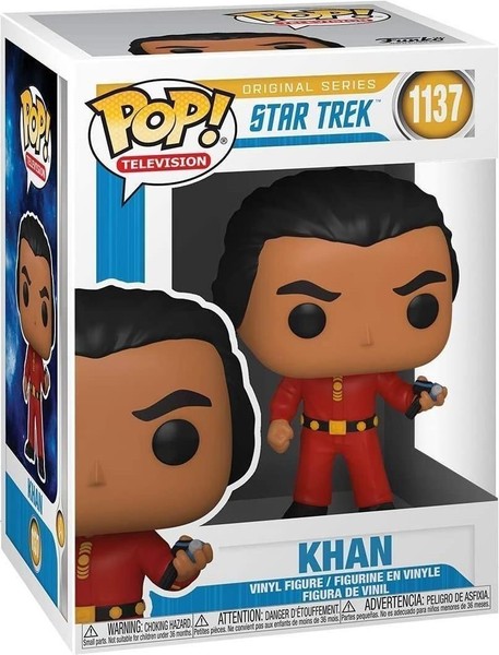 Gadget -D- Star Trek: Funko Pop! Television - Khan (Vinyl Figure 1137) Funko-image