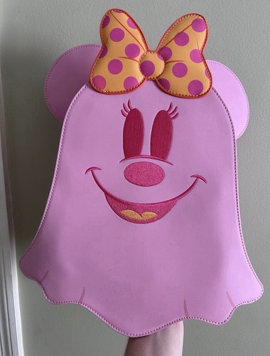 Loungefly Ghost Minnie Mouse Backpack and Ears