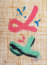 Salvatore Emblema - Serigrafia Originale Firmata - Esemplare 77/90 - Astratto