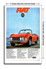1965 Fiat Dino - 11x17 Poster