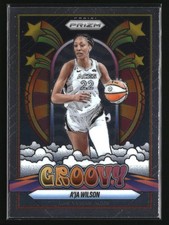 2025 Panini Prizm WNBA #1 A'ja Wilson Groovy