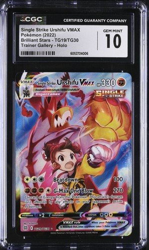 Single Strike Urshifu VMAX graded CGC 10 for sale on eBay